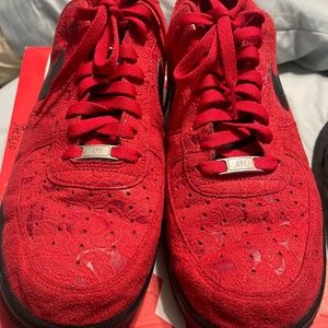 Red paisley air force 1